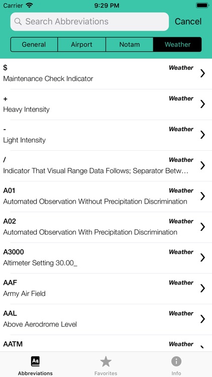 Pilot Abbreviations & Acronyms screenshot-7