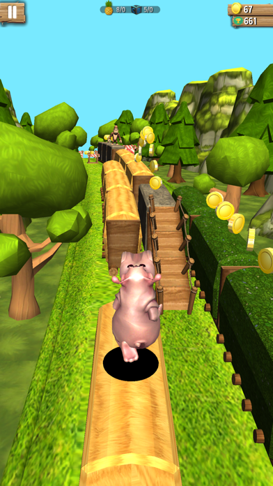 Endless Jungle Animal Run 3D screenshot 4
