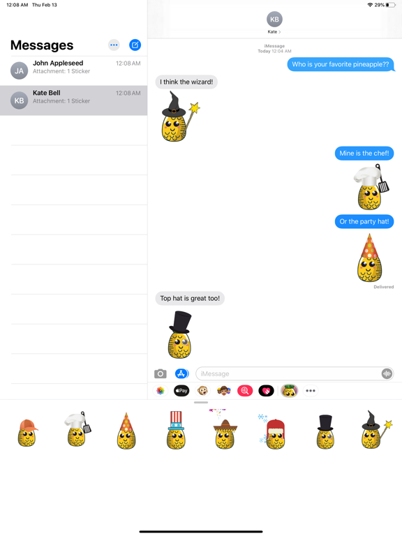Screenshot #6 pour Pineapples in Hats