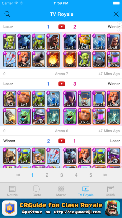 Screenshot of CRGuide for Clash Royale2