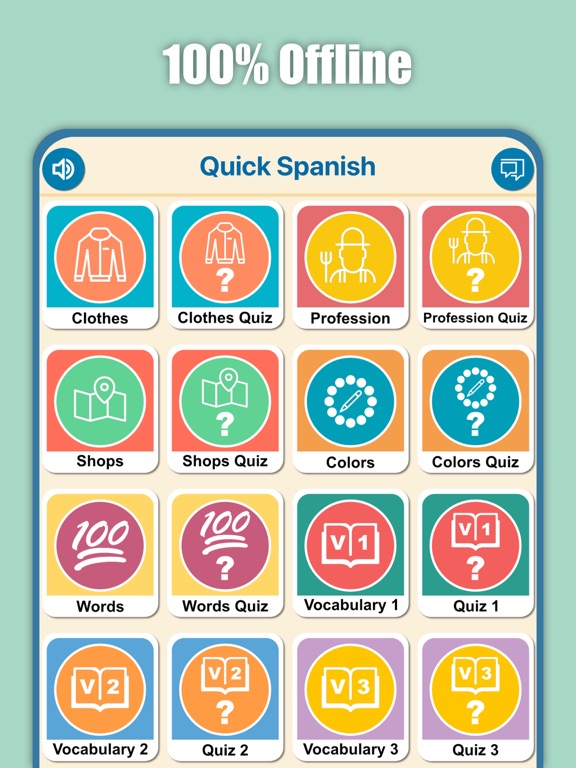 Quick and Easy Spanish Lessons screenshot