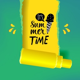 Hot Summer Quote Stickers