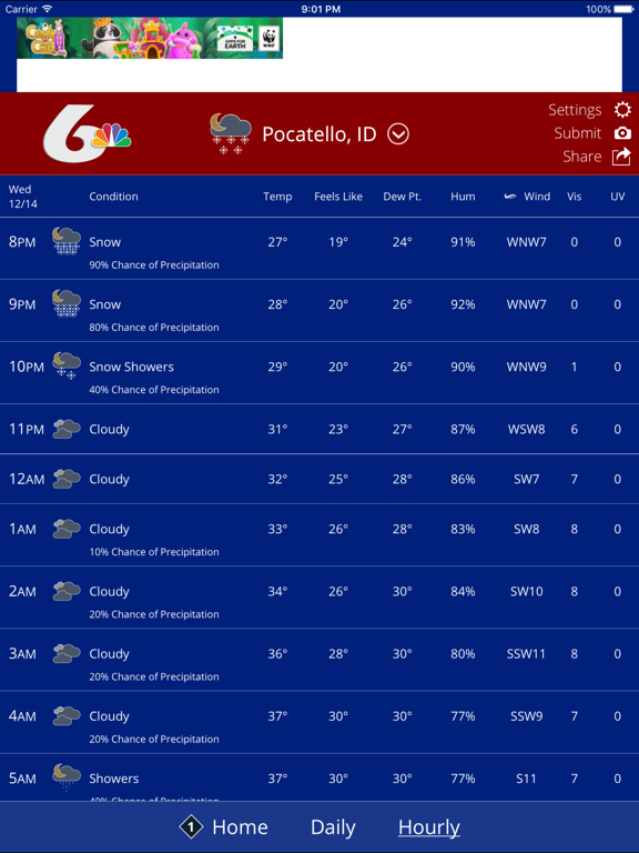 KPVI Storm Tracker Weather screenshot 3