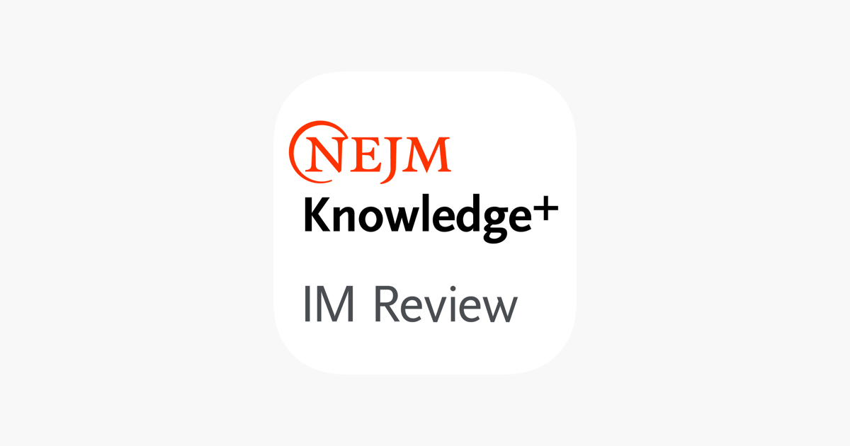 NEJM Knowledge+ IM Review on the App Store