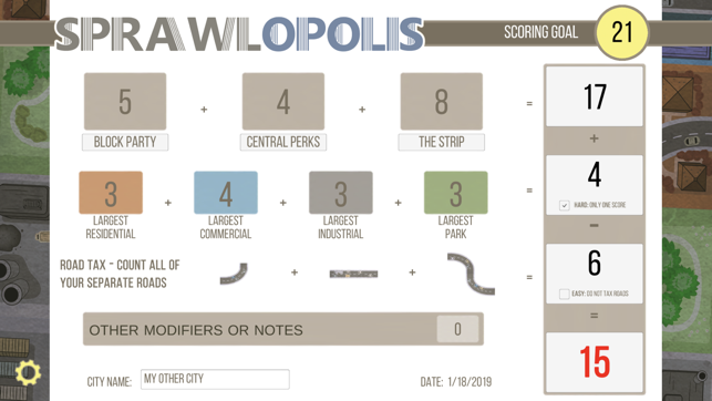 Sprawlopolis Score Tracker(圖3)-速報App