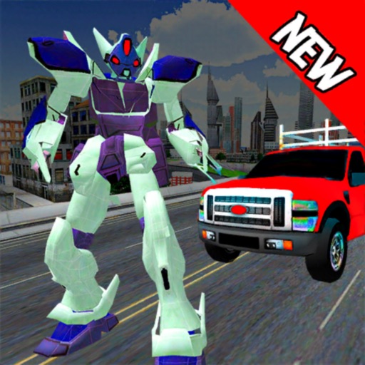 Mega Robot Truck Transport Sim Icon