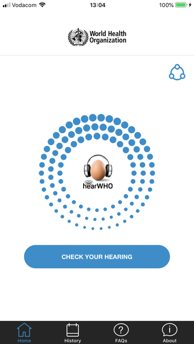 hearWHO - Check your hearing! Screenshot 1