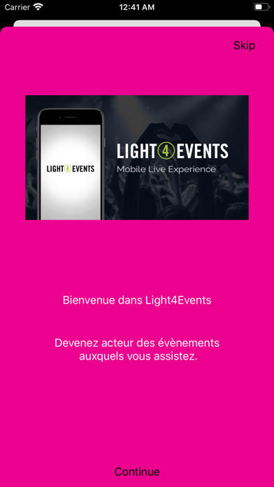 How to cancel & delete Light4Events from iphone & ipad 1