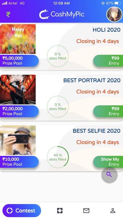 Cashmypic - Photo Contests screenshot-7
