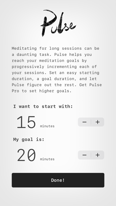 Pulse A Minimal Meditation App screenshot 4