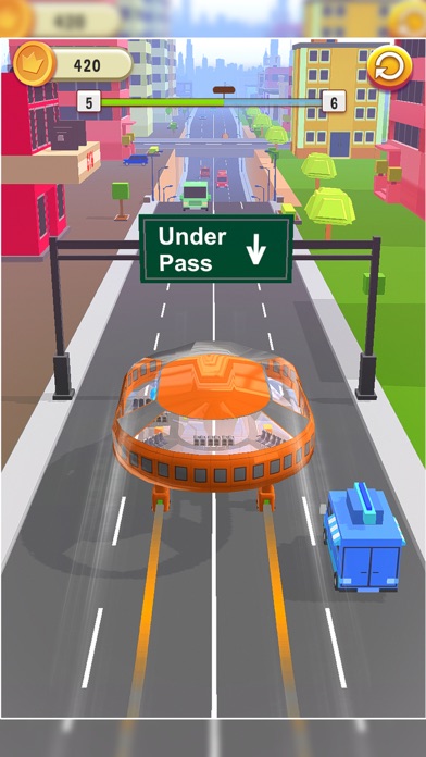 Futuristic Bus 3D screenshot 2