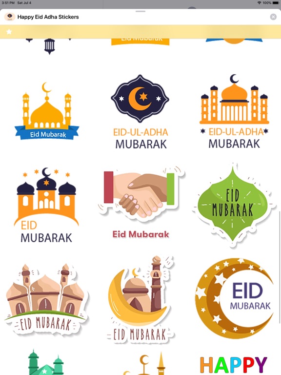 Happy Eid Adha Stickersのおすすめ画像6
