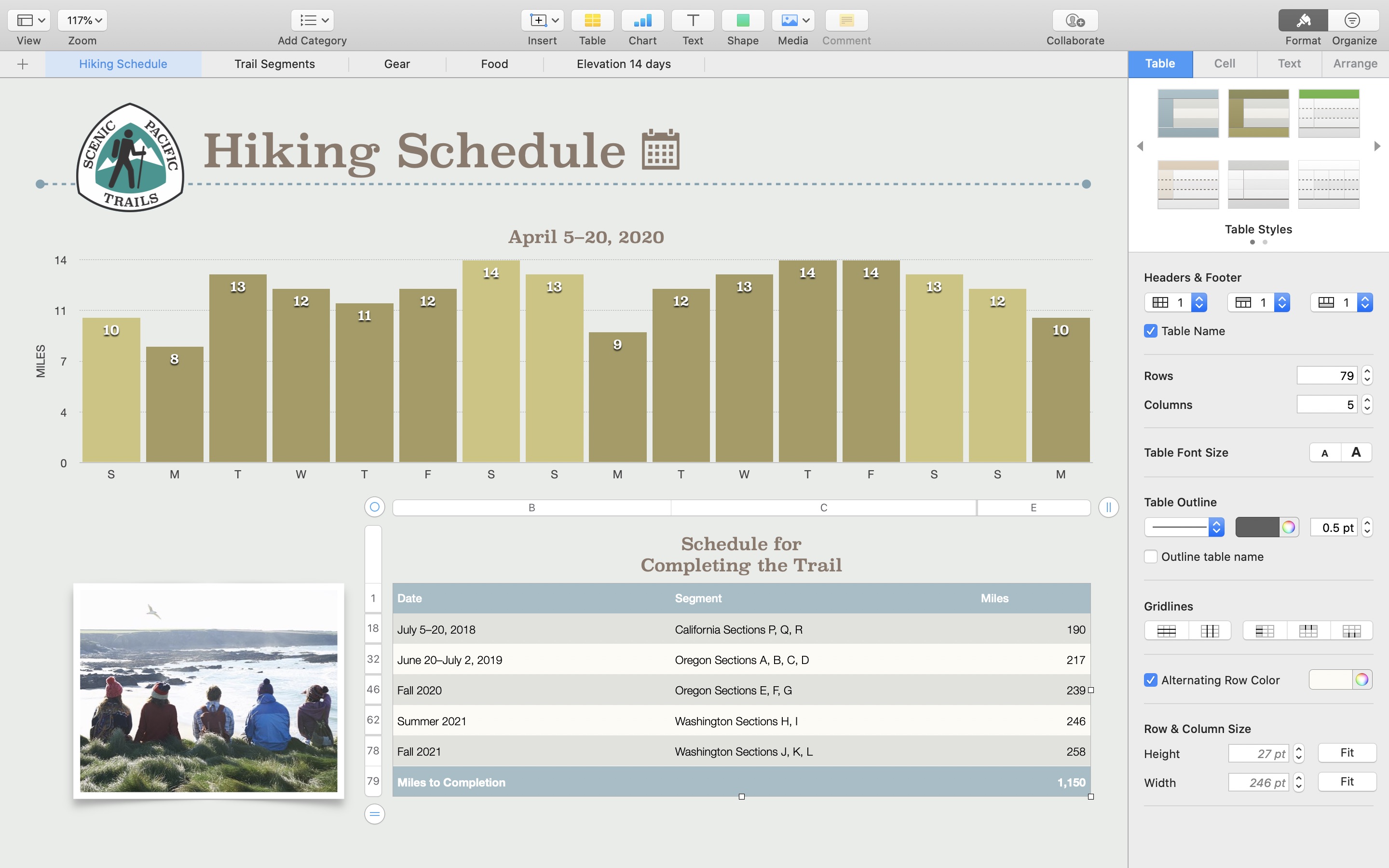 Screenshot do app Numbers