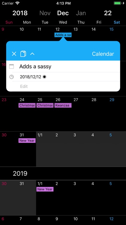 DoDay ∞ scroll Calender screenshot-3