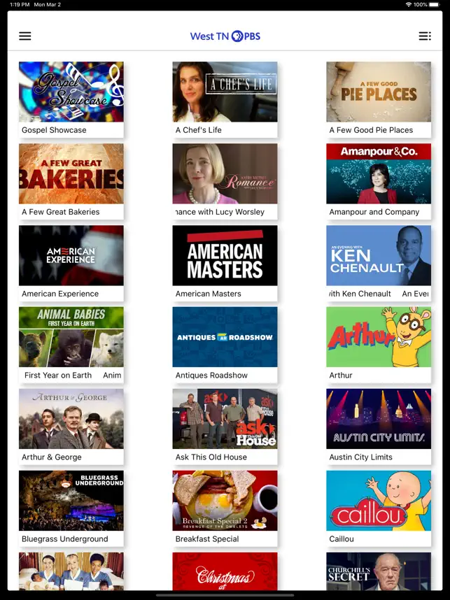 Captura de Pantalla 4 West TN PBS iphone