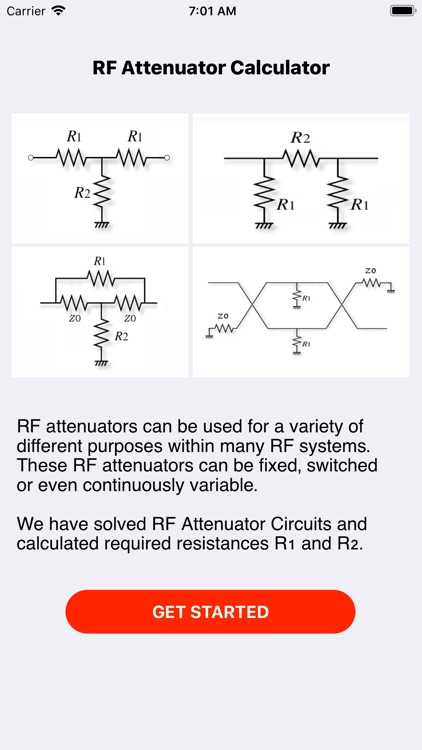 RF Attenuator Solver