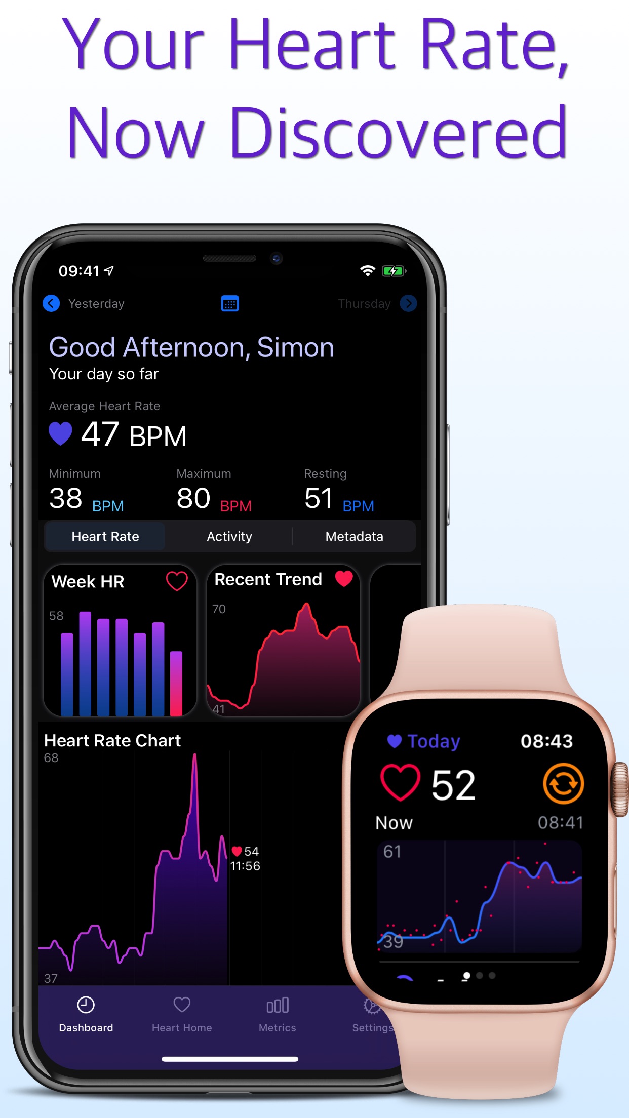 Screenshot do app Heart Analyzer