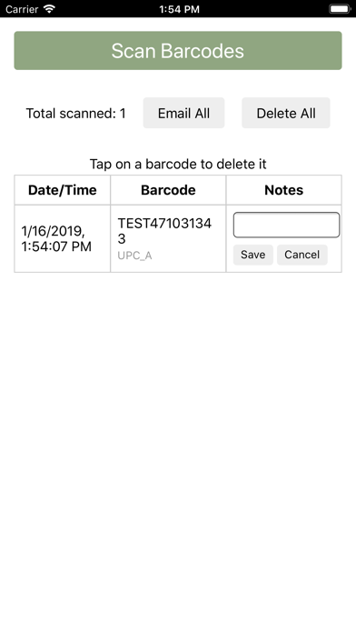 WS Barcode Scanner screenshot 3