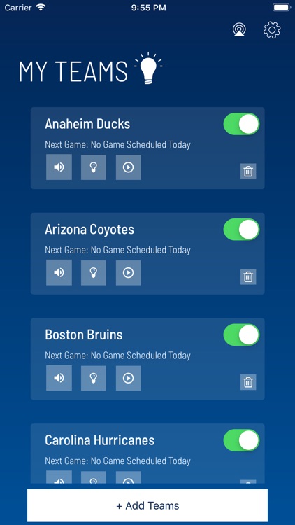 Hockey Lights for Philips Hue