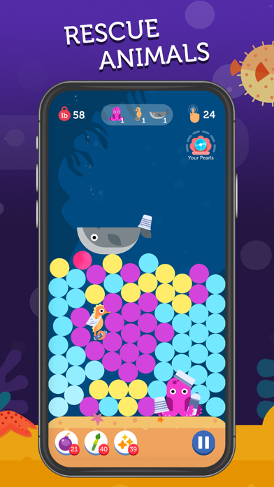 Bubblesome – Clean the Ocean! screenshot 2