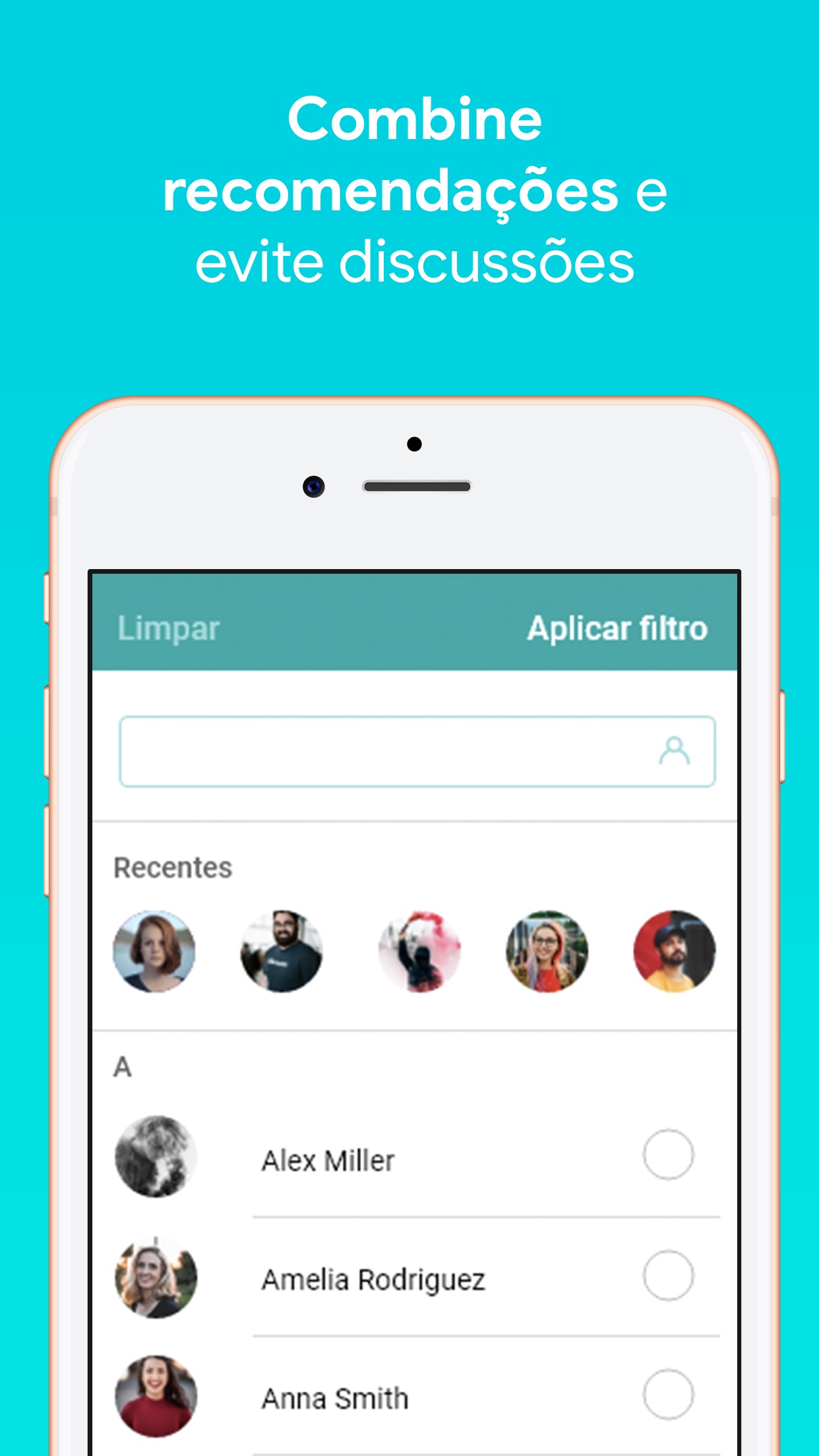 Screenshot do app MateRate - Filmes e Séries