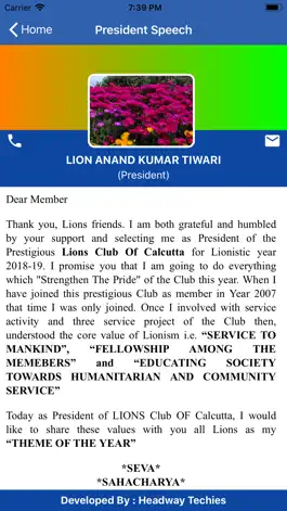 Game screenshot Lions Club of Calcutta apk