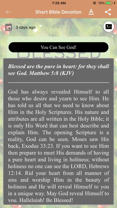 Daily Bible Devotion · screenshot 3