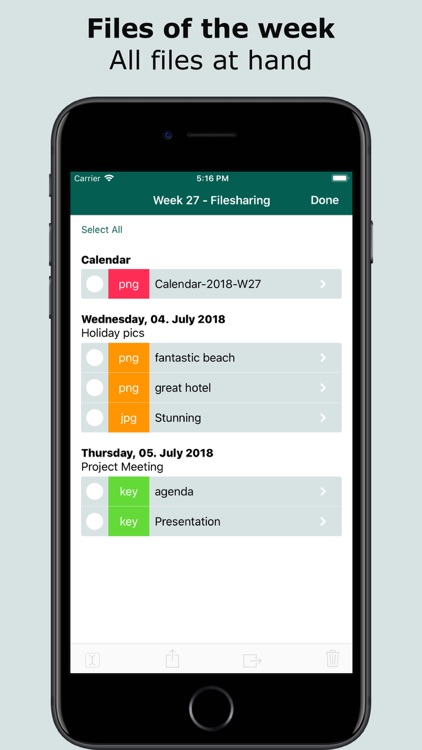 FileCalendar screenshot-0