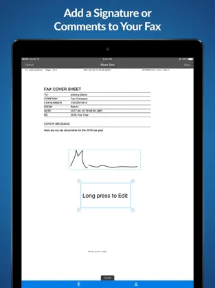 fax apps for ipad