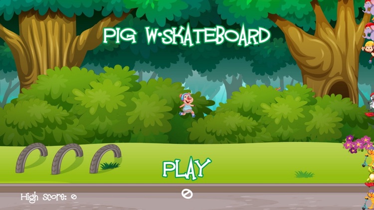 PIG W-SKATEBOARD