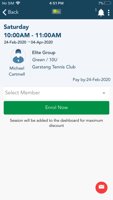 Screenshot #2 pour Cartmell Tennis
