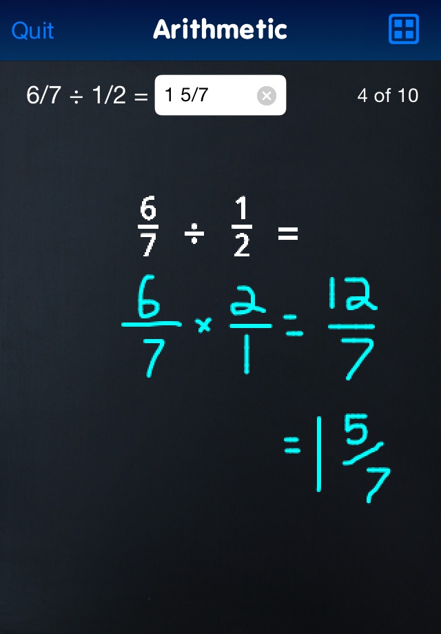 EG Classroom Fractions screenshot 3