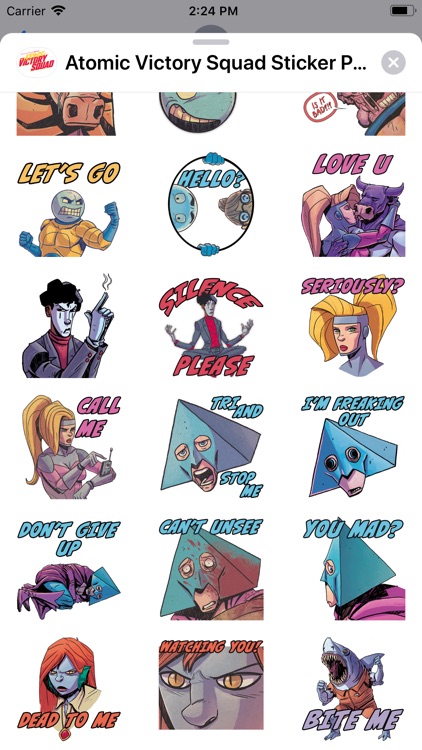 Atomic Victory Squad Stickers