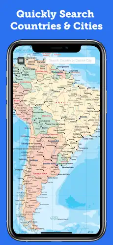 Screenshot 1 World Map 2021 Geography Maps iphone