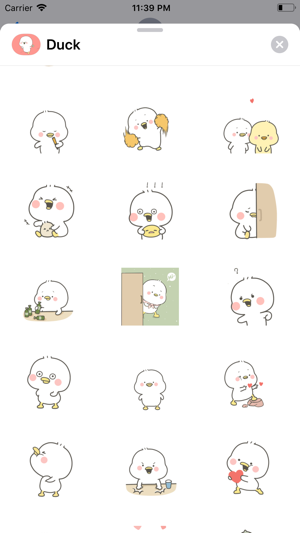 Lovely Duck Animated Stickers(圖5)-速報App