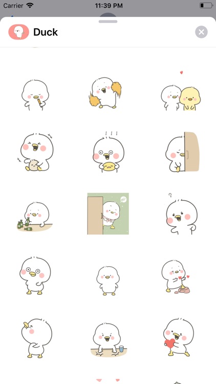 Lovely Duck Animated Stickers screenshot-4