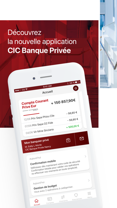How to cancel & delete CIC Banque Privée from iphone & ipad 1