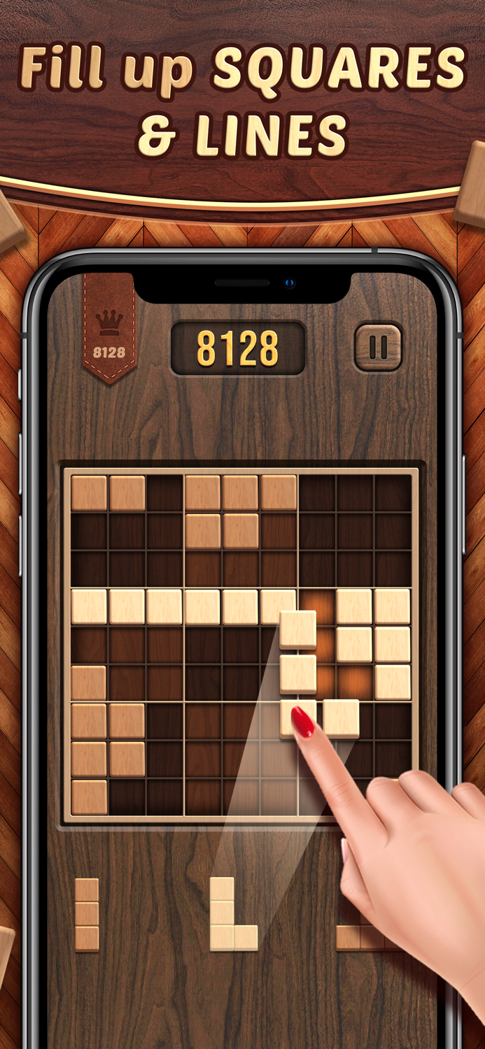 Square 99 Wood Block