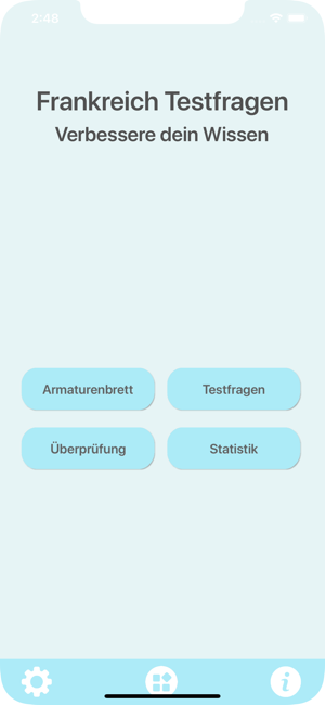 Frankreich Testfragen