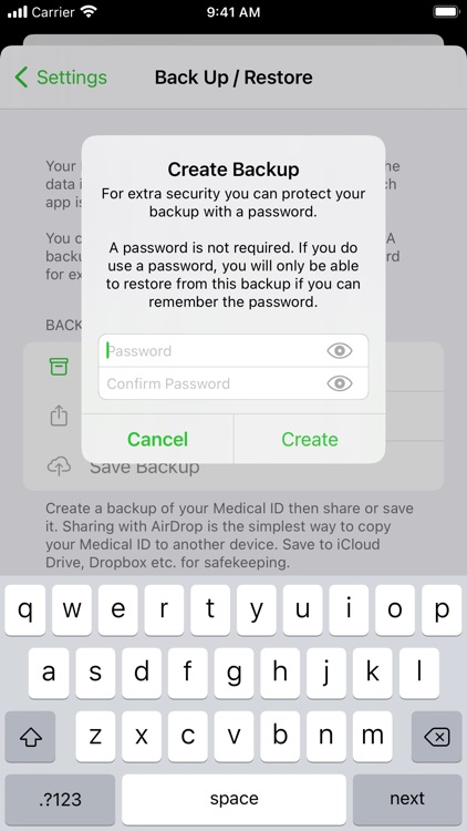 Medical ID Record screenshot-9