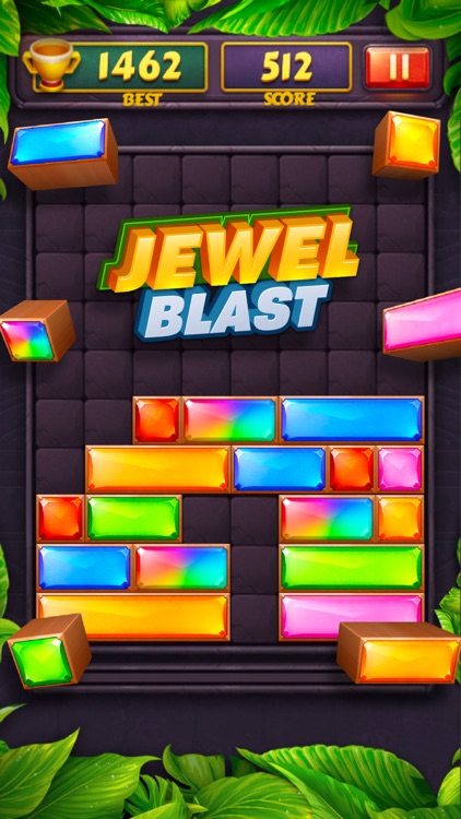 Jewel Blast Block Drop Puzzle screenshot-3