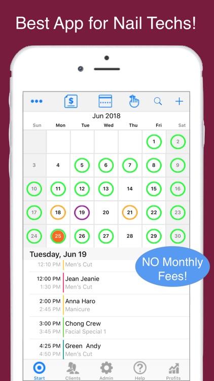 Nail Tech Schedule & Reminder