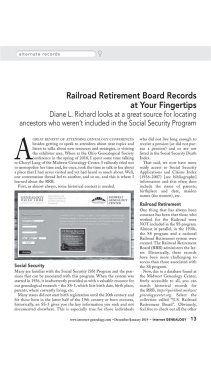 Internet Genealogy Magazine