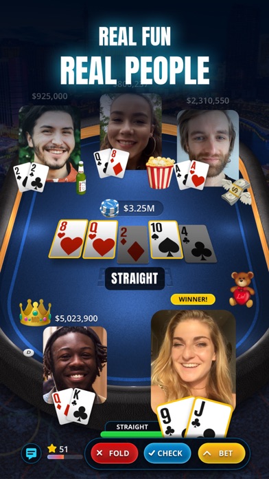 Pokerface - Video Chat Poker Screenshot 4