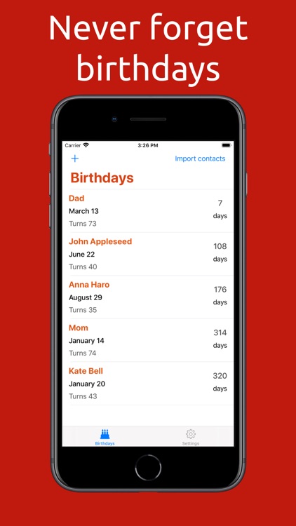 Birthday Reminder & Tracker