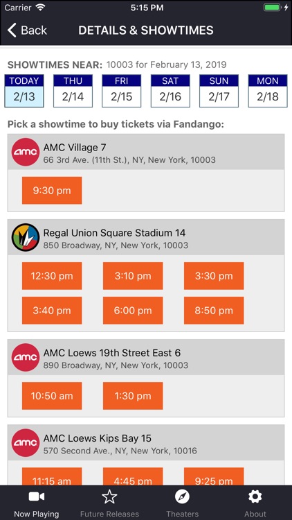 Movies & Showtimes screenshot-5