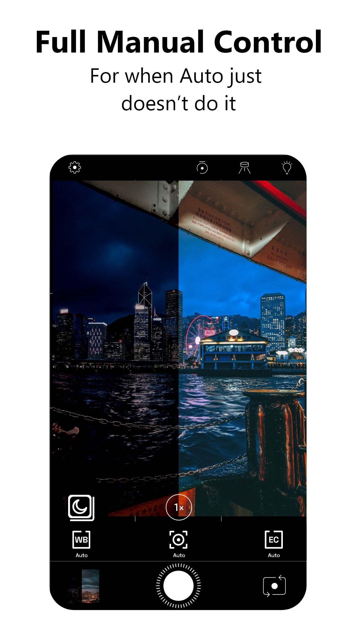 Screenshot do app NeuralCam NightMode