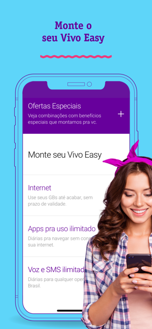 Vivo Easy Internet, App e Voz