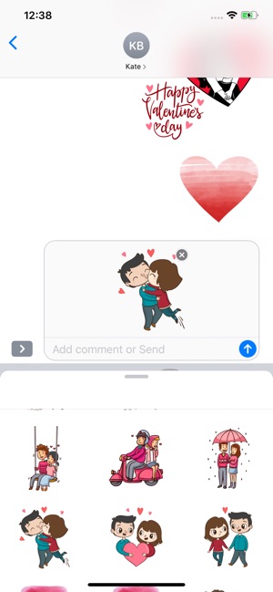 Valentine’s Dating Stickers(圖2)-速報App