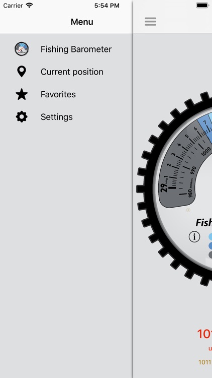 Fishing Barometer